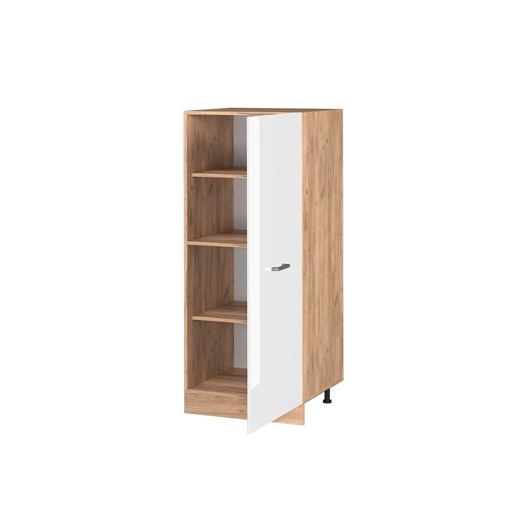 Mobile cucina dispensa R-Line Bianco lucido/Rovere dorato 60 cm Vicco