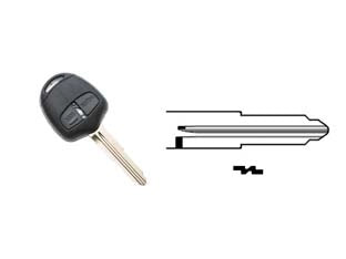 COVER CHIAVI PER AUTO MITSUBISHI MIT11RRS2  MIT11RRS2  2 bottoni    SILCA