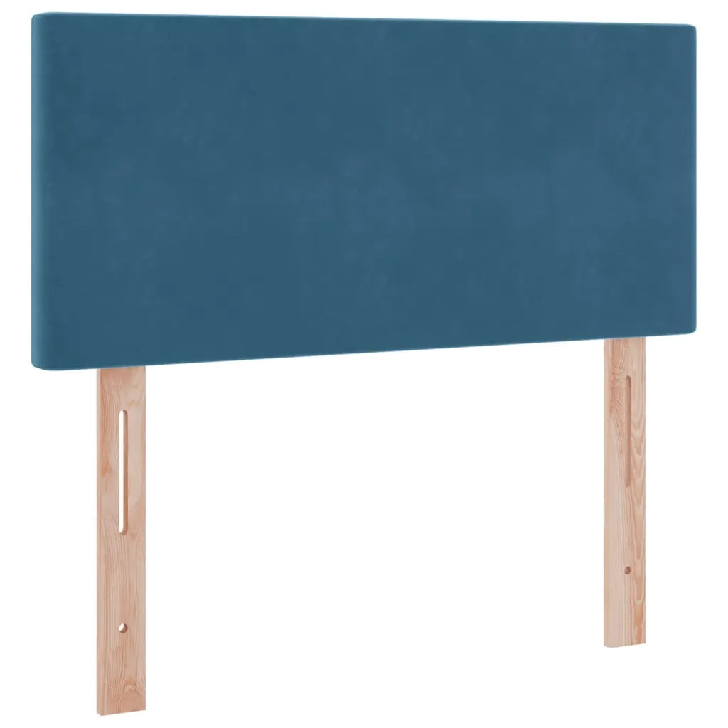 Letto con Contenitore Blu Scuro 90 x 200 cm Velluto 3370675