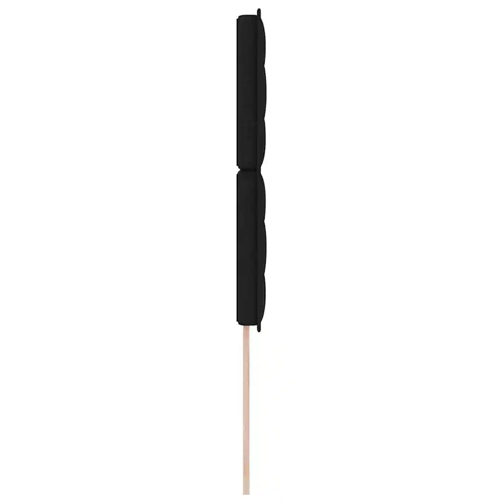 Testiera LED con strisce LED con testiera Nero 80 cm Tessuto 3338267