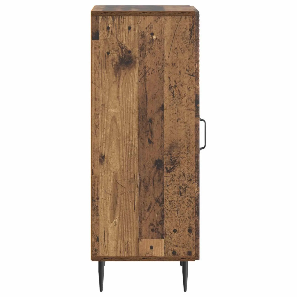 Credenza | Madia | Buffet da pranzo | Armadio da pranzo Legno antico 33 x 34,5 x 89,5 cm Legno ingegnerizzato