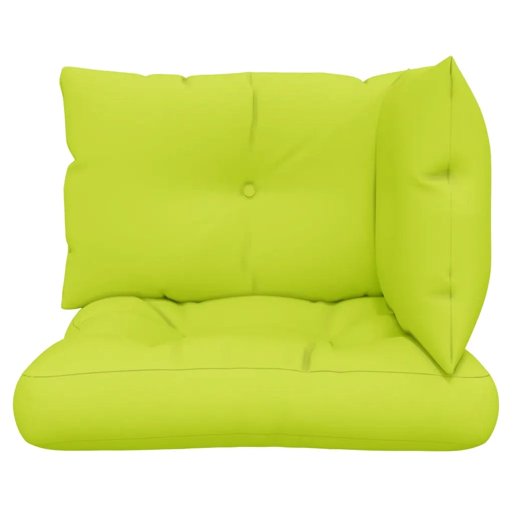 Cuscini per Pallet 3 pz | Cuscini per sedie Verde Intenso in Tessuto