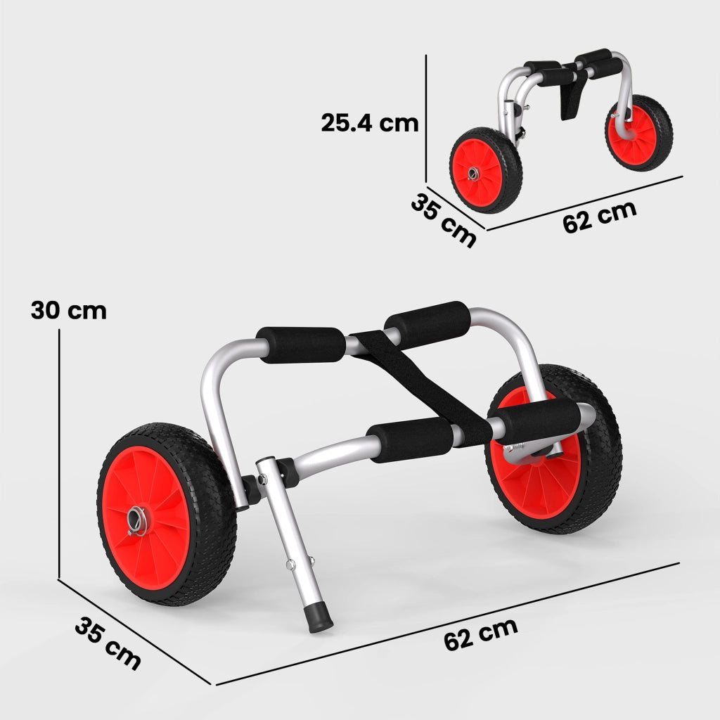 Carrello Pieghevole per Kayak ¨C Xylo ¨C Pneumatici 25cm