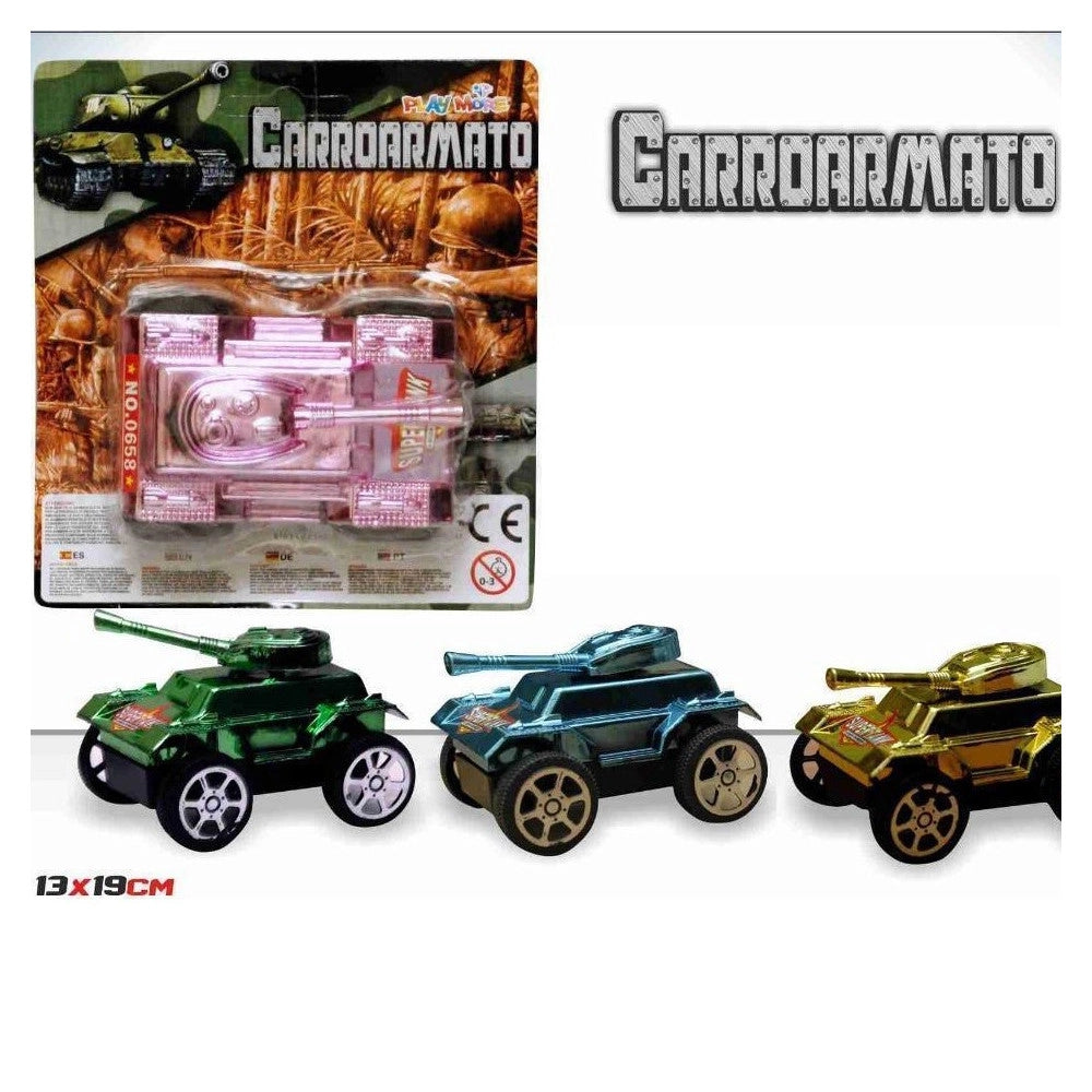 Trade Shop - Carroarmato Lux Carrarmato Gioco Giocattolo Colorato Bimbi Bambini -