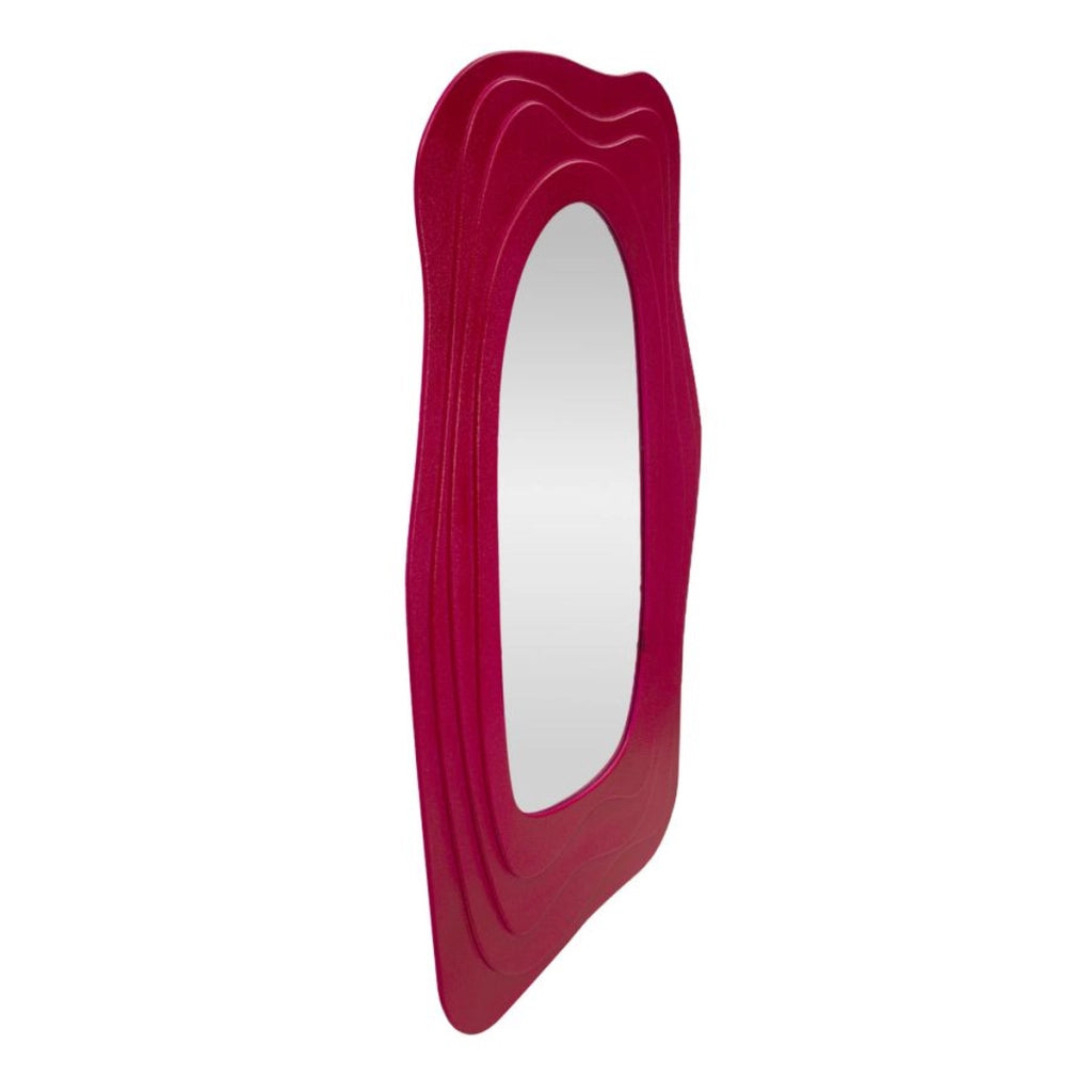 Specchio con Cornice VKH471, Rosa, MDF, 90x4x165 cm