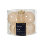 Box 6 Palline Vt perla trasparente d6cm