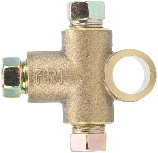 Flessibile 3-vie T-piezzo - 10 mm viti - 6 mm guaina - Leggero - Facile da installare - Alta affidabilità - Pezzo di freno
