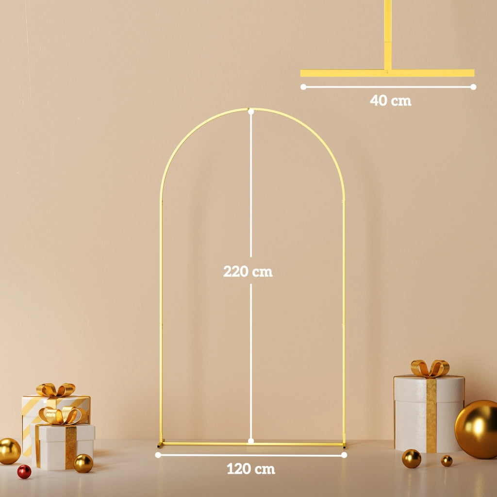 Arco per Matrimonio ¨C Minimal ¨C Dorato Metallo 2.2 m