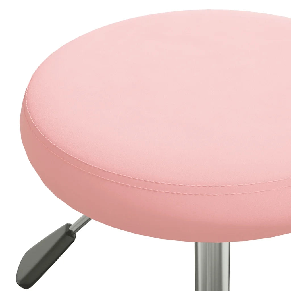 Sedia Girevole da Ufficio Rosa in Velluto 333179