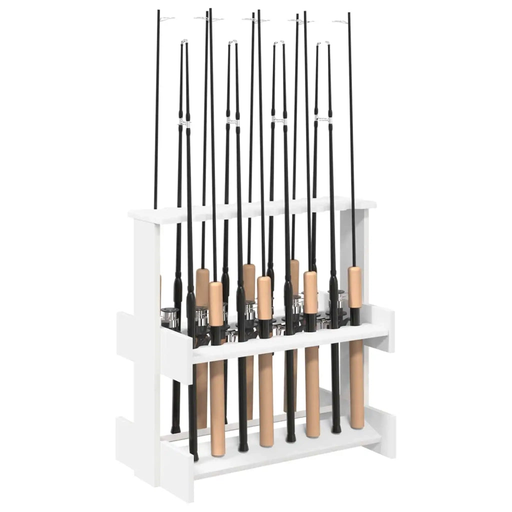 Supporto per stecche da biliardo Legno ingegnerizzato Bianco 3429734