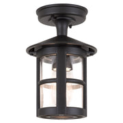 Plafoniera esterna Hereford 1xE27 nera Elstead BL21A-BLACK