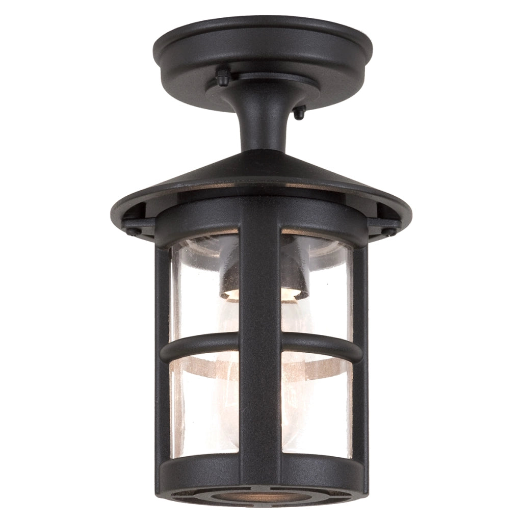 Plafoniera esterna Hereford 1xE27 nera Elstead BL21A-BLACK