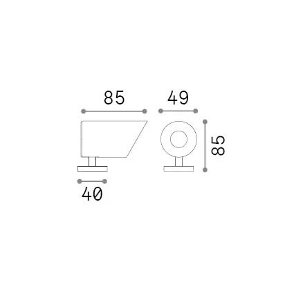Proiettore Per Esterno Koala 1 Luce Led 7W Nero Ip65