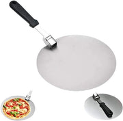 Schep per Pizza - Rond - Adatto per Pizza e Torta - 10 Pollici - Acciaio Inossidabile