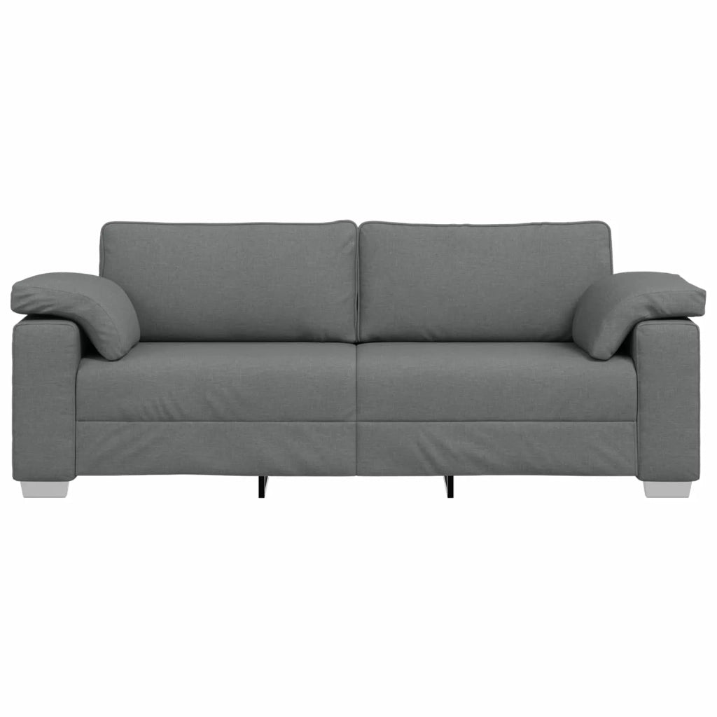 Divano-Sofa-Divanetto Grigio scuro 219 x 77 x 82 cm Tessuto