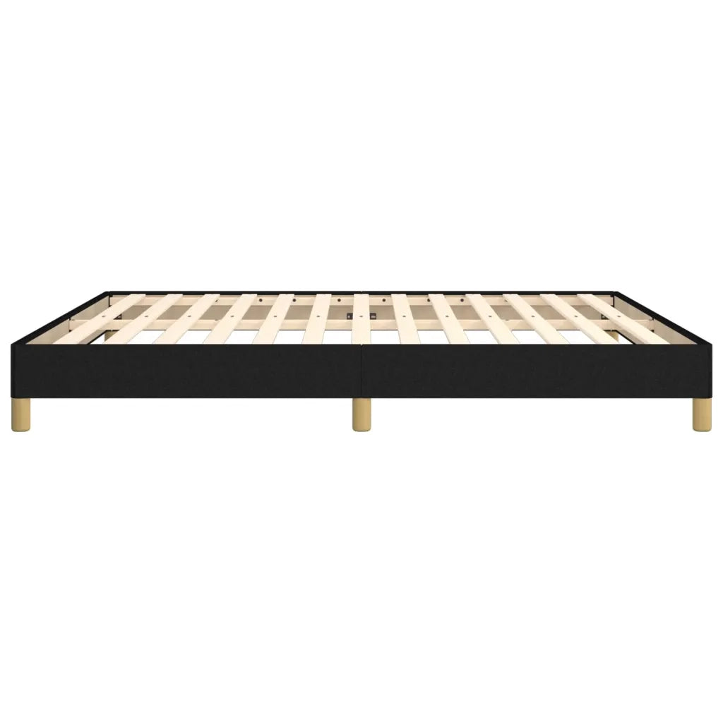 Giroletto senza Materasso Nero 180x200 cm in Tessuto 346836