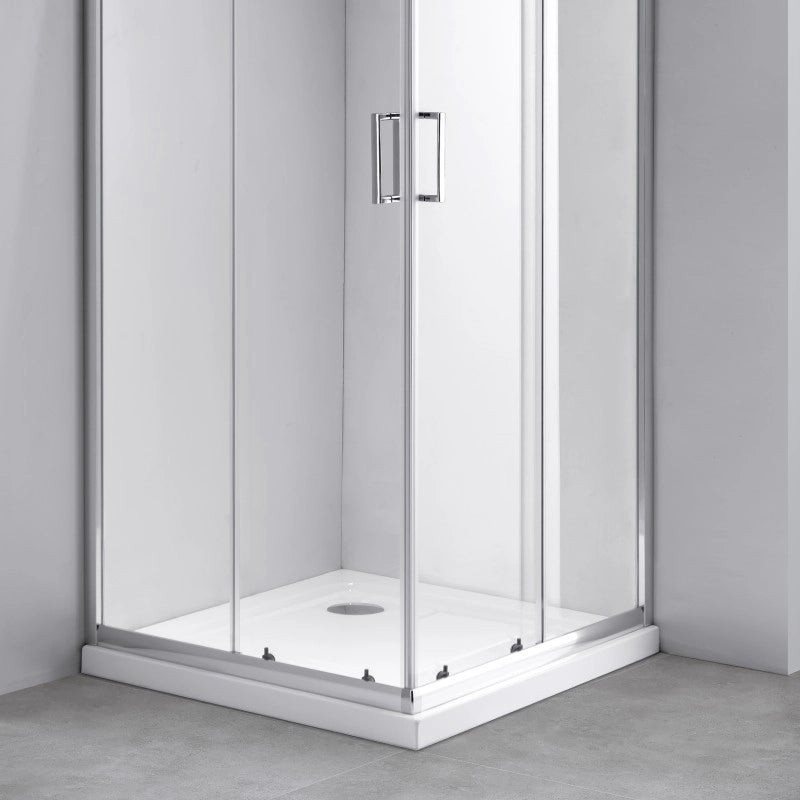 Cabina doccia 80x80 cm cristallo 4 mm h185 trasparente | Four