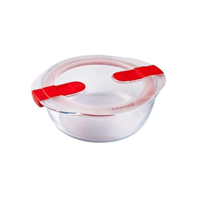Pyrex Contenitore con Coperchio Tondo 20x18x7cm