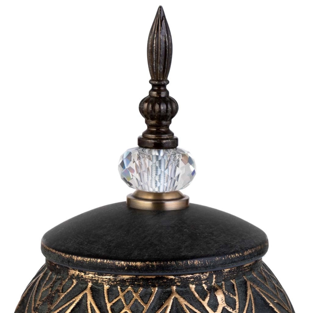 Vaso in ceramica marrone, D17x36h cm