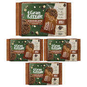 Barilla gran cereale biscotto con cioccolato e nocciole 4 pezzi da 216 grammi