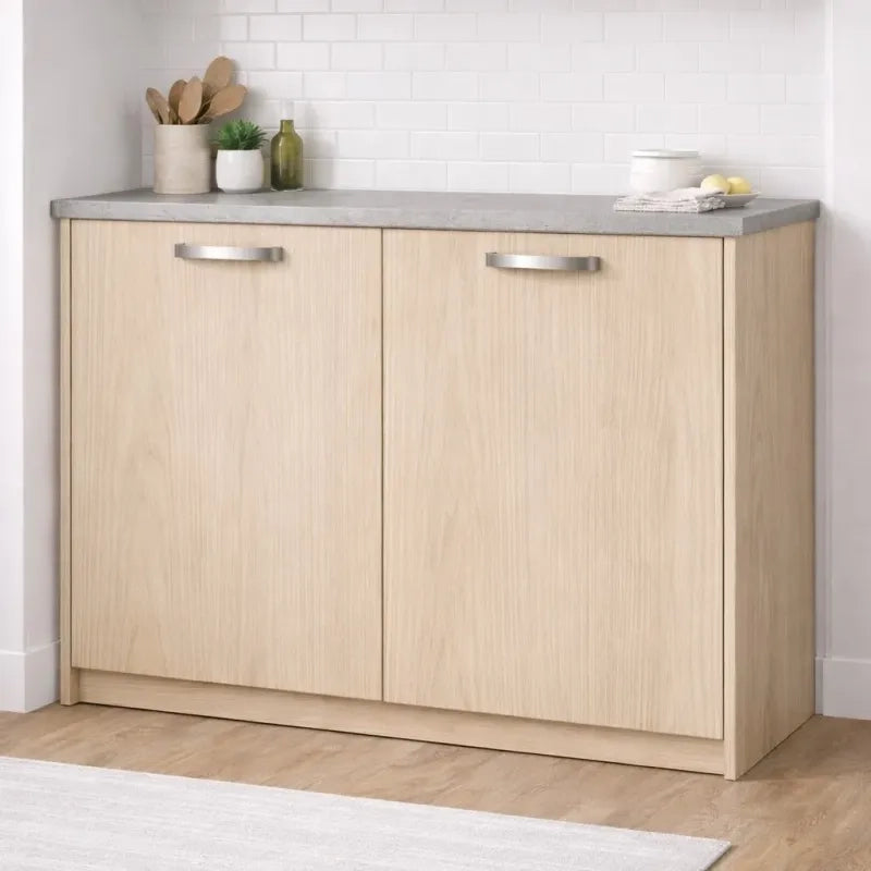 Anta per mobili in Legno nobilitato Compresa di Maniglia 72x60 Rovere