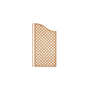 Set da 4 Pannelli Legno bucherellato 100x200cm forma onda