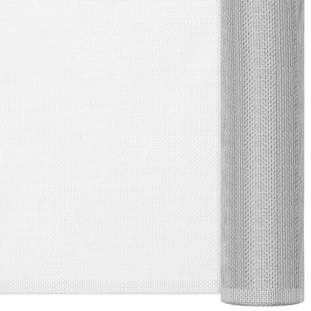 Zanzariera in Alluminio 100x2000 cm Argento 150851