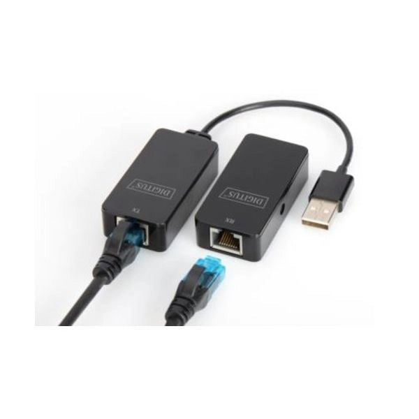 Extender usb 2.0 digitus  fino a 50mt tramite cavo rete cat 5e - DA70141