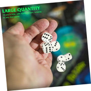 Set di Cubi da Gioco da 10 - Luci a Dadi a Doppia Faccia - Sei Facce Cubi - Gioco per Famiglia - Gioco Indoor/Outdoor - 16 mm