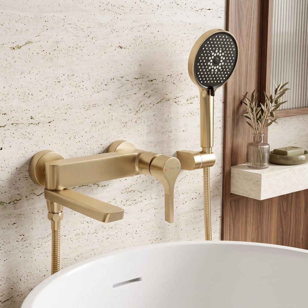 Rubinetto Da Vasca Premium Rea Maxim Brush Gold