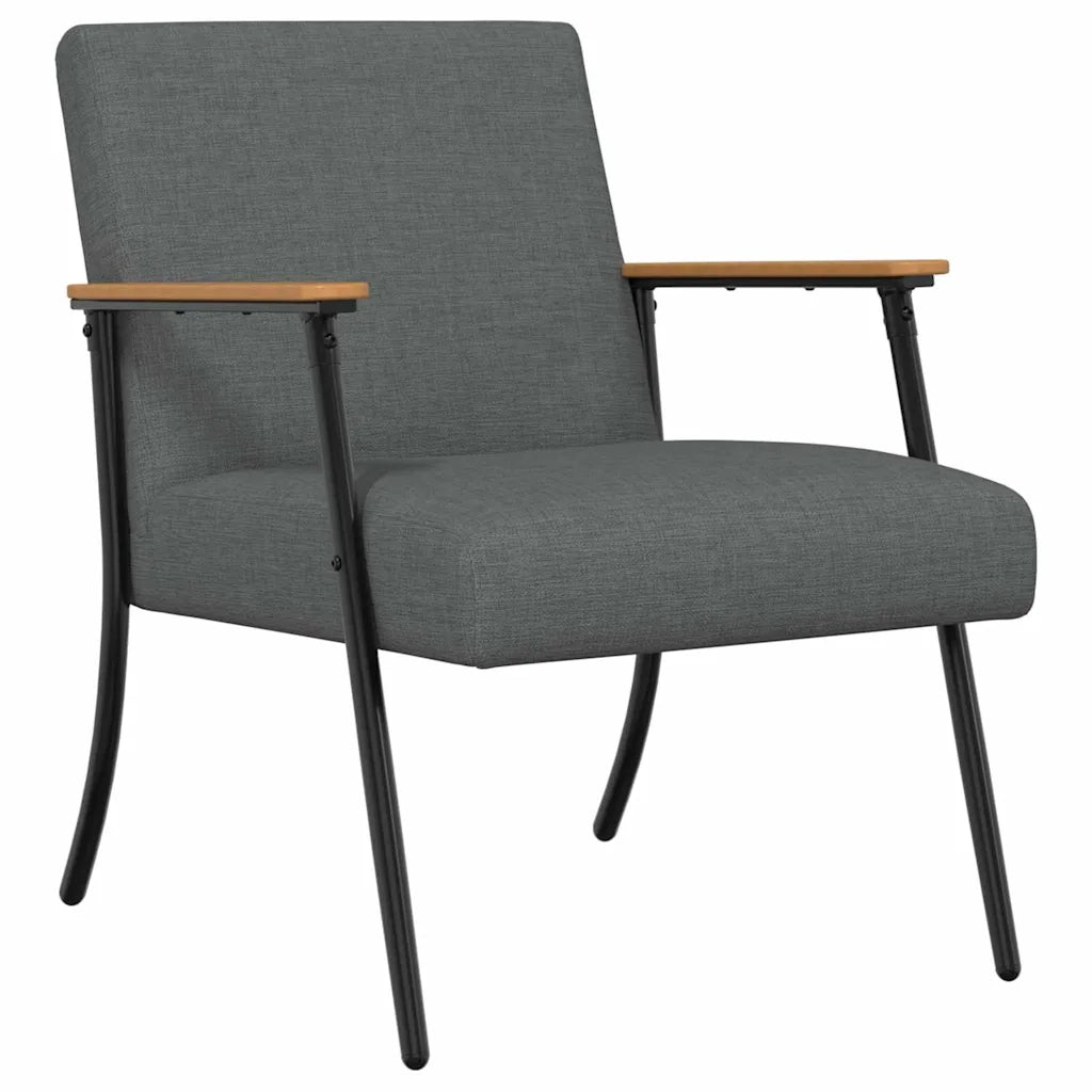 Poltrona | Sedia Relax Grigio scuro Tessuto
