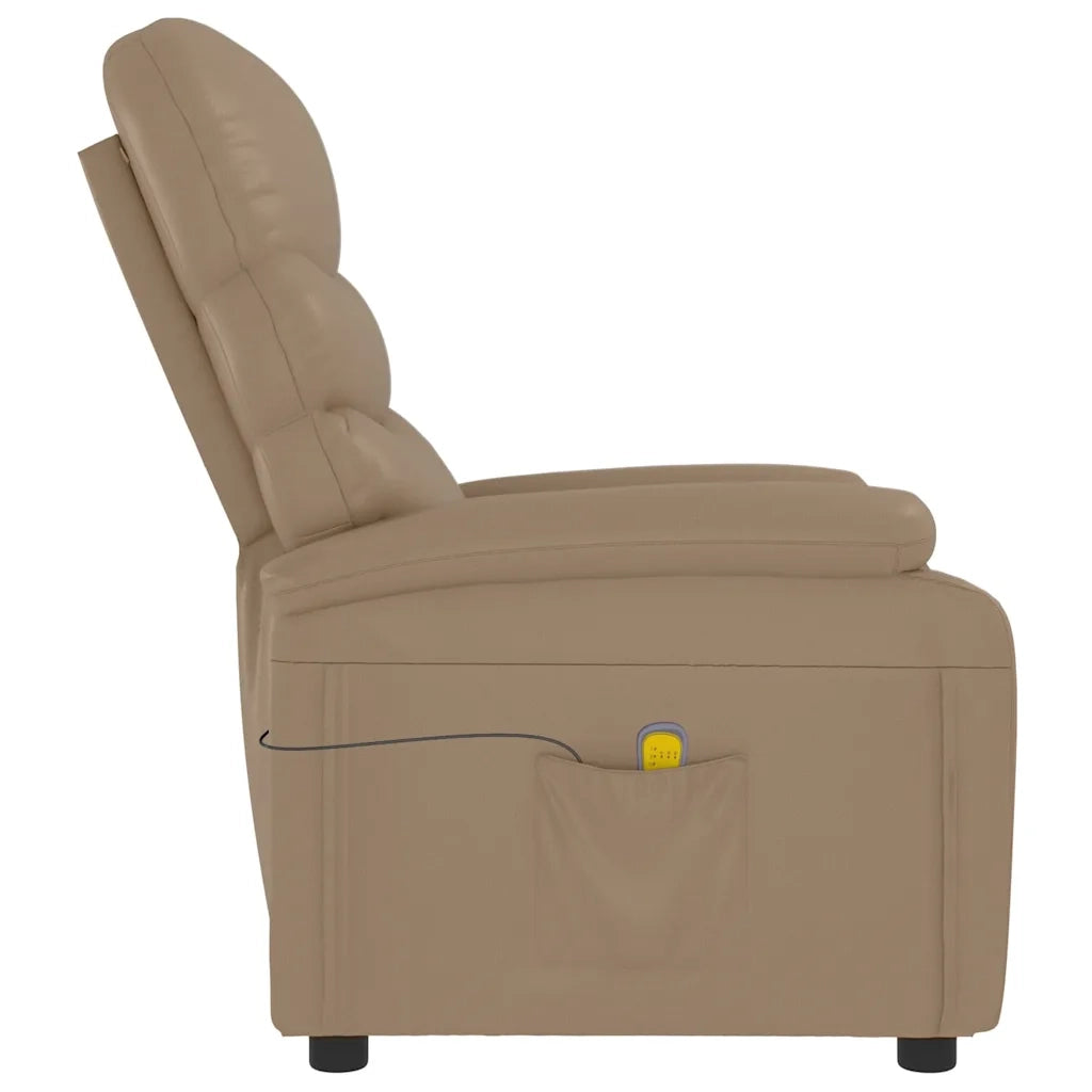 Poltrona Massaggiante Cappuccino in Similpelle 342699