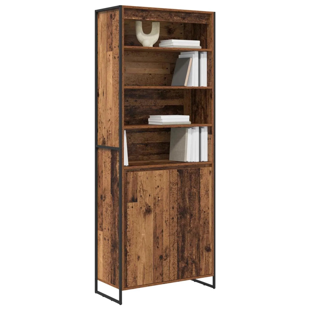 Armadi alti 2 pcs Legno vecchio 79 x 36 x 200 cm