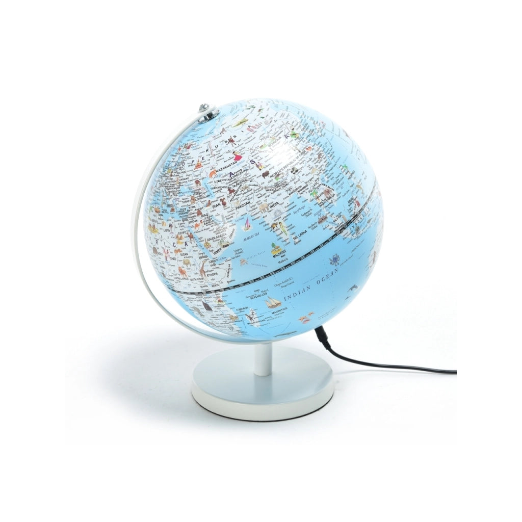 MAPPAMONDO CON LED 21X20XH27CM