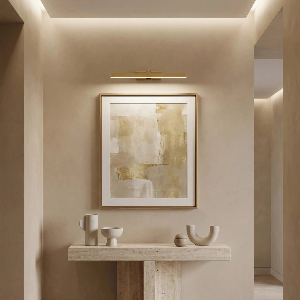 Applique Da Bagno Led Swe004-1w 43cm Gold