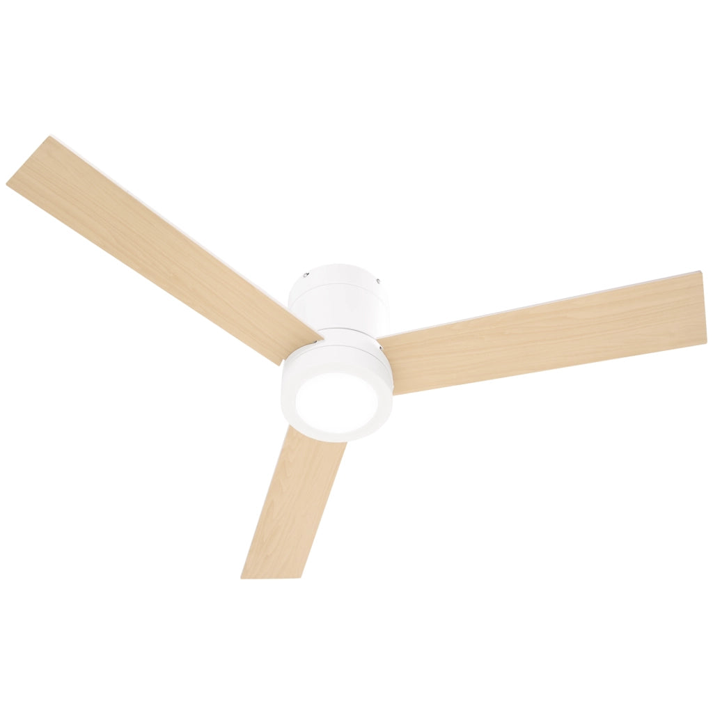 Ventilatore a Soffitto con Luce LED ¨C Minimal ¨C Bianco ?112x25 cm 48W