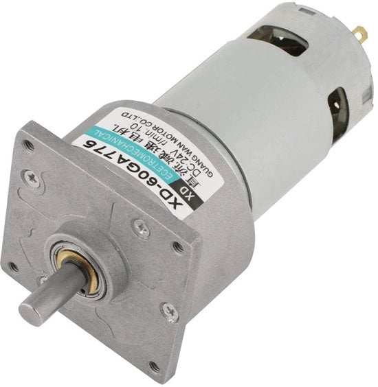 Motore a ingranaggi 35W - DC 12/24V - 600RPM - Alta coppia - Basso rumore - Dimensioni compatte 60*100mm