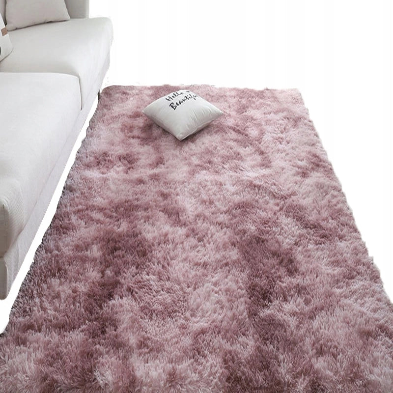 Tappeto rosa peluche shaggy 220x160 cm