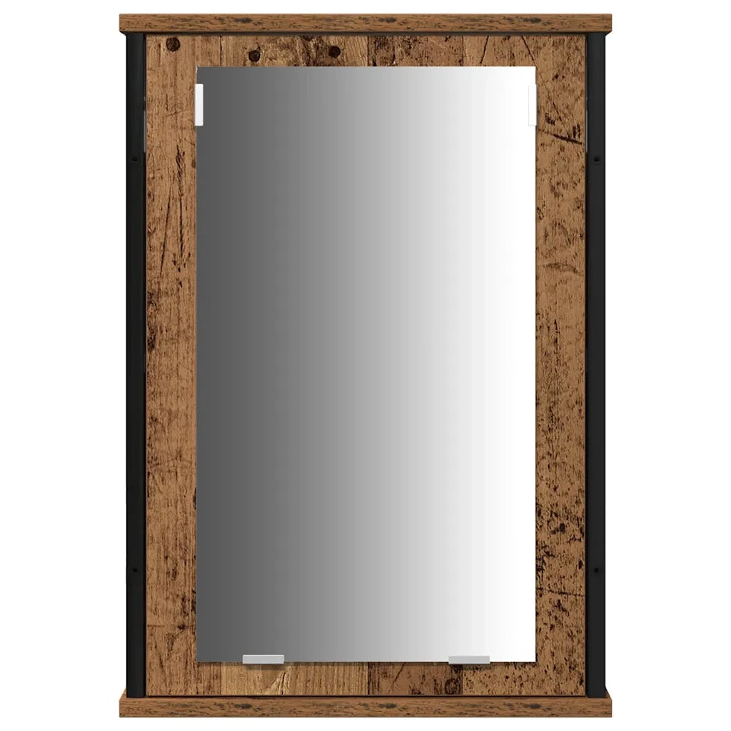 Set di mobili per il bagno con lo scaffale 3 pcs Legno vecchio 3332555