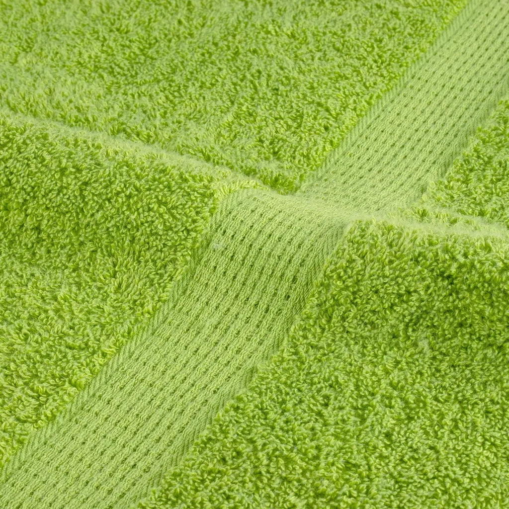 Set di asciugamani premium SOLUND 12 pezzi Verde mela 600 g/m2