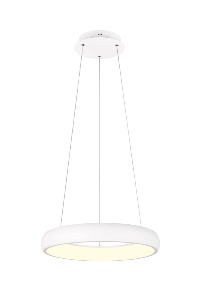 Lampada a sospensione LED bianca anello Ø46 29W Trio