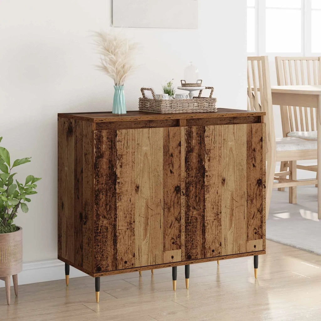 Credenza 2 pcs Legno vecchio 40 x 35 x 70 cm 881681