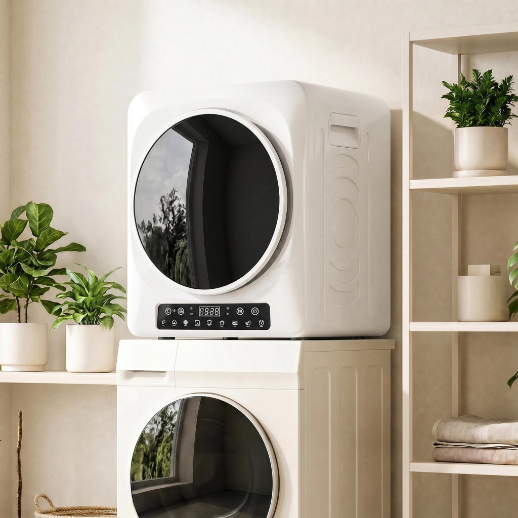 Asciugatrice Compatta a Evacuazione 1000W ¨C Xylo ¨C Bianco con Timer e Modalit¨¤ ECO