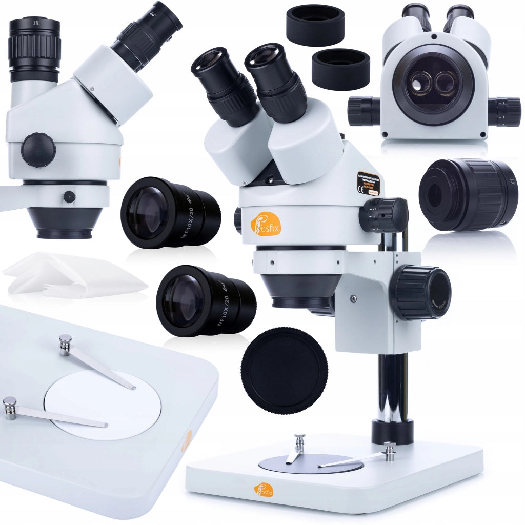 Set Microscopio Professionale Mercury Pro con Telecamera, Supporto Display e Schermo 8" – Alta Qualità Immagine, FullHD