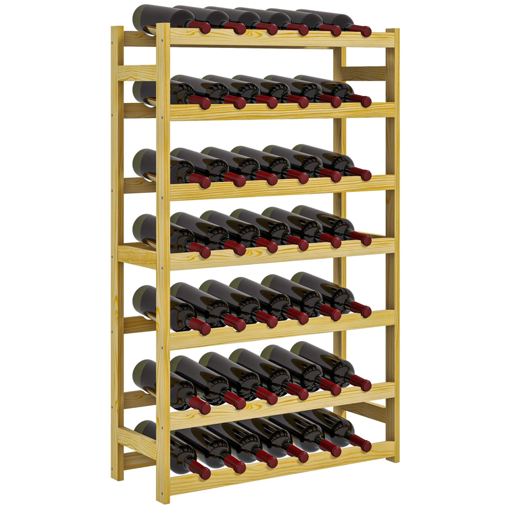 Libreria per Vino ¨C Minimal ¨C 63x25x102 cm Natural