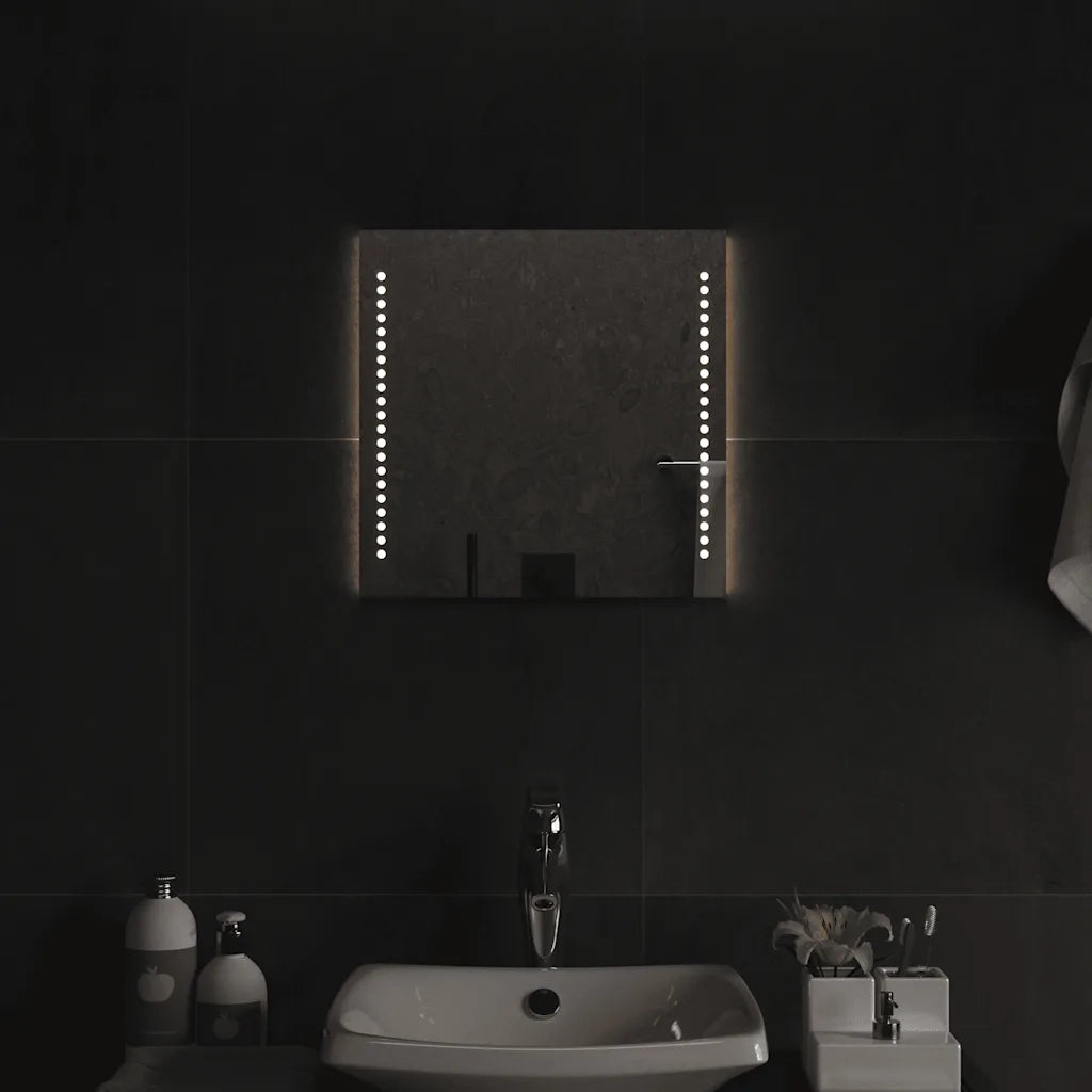 Specchio da Bagno con Luci LED 40x40 cm 151719