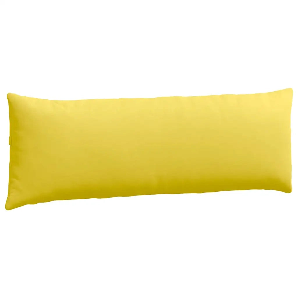 Cuscini da Divano 2 pcs Giallo Chiaro 120 x 40 cm Tessuto 42013791