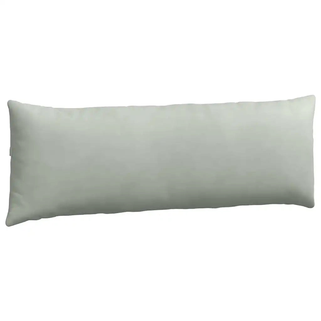 Cuscini da Divano 2 pz-Set di 2 Cuscini per Sofa Grigio chiaro 120 x 40 cm 545068