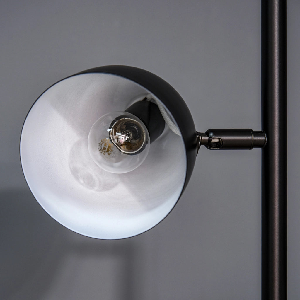 Lampada da terra ¨C Minimal ¨C nero acciaio 38x28x169 cm