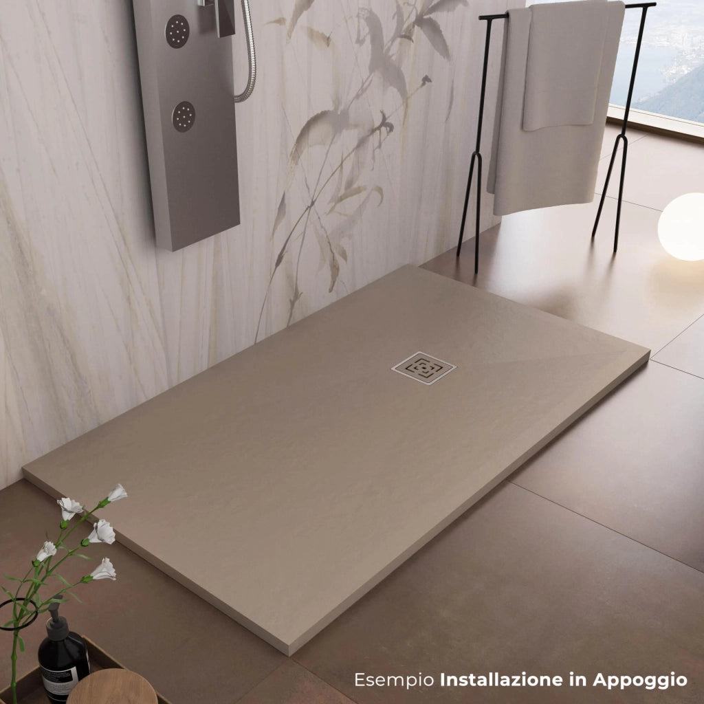 Piatto Doccia in Pietra 70x100 cm Bonussi Canton Moka